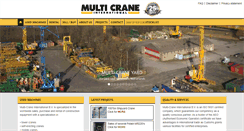 Desktop Screenshot of multi-crane.com