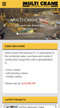 Mobile Screenshot of multi-crane.com